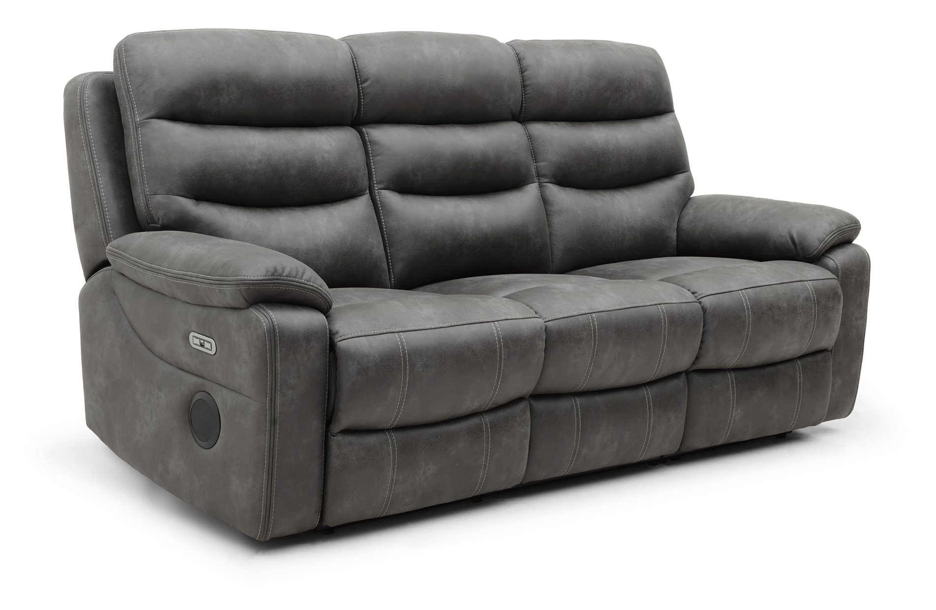 Madrid 3 Seater Power Recliner with Head Tilt Aldiss of Norfolk