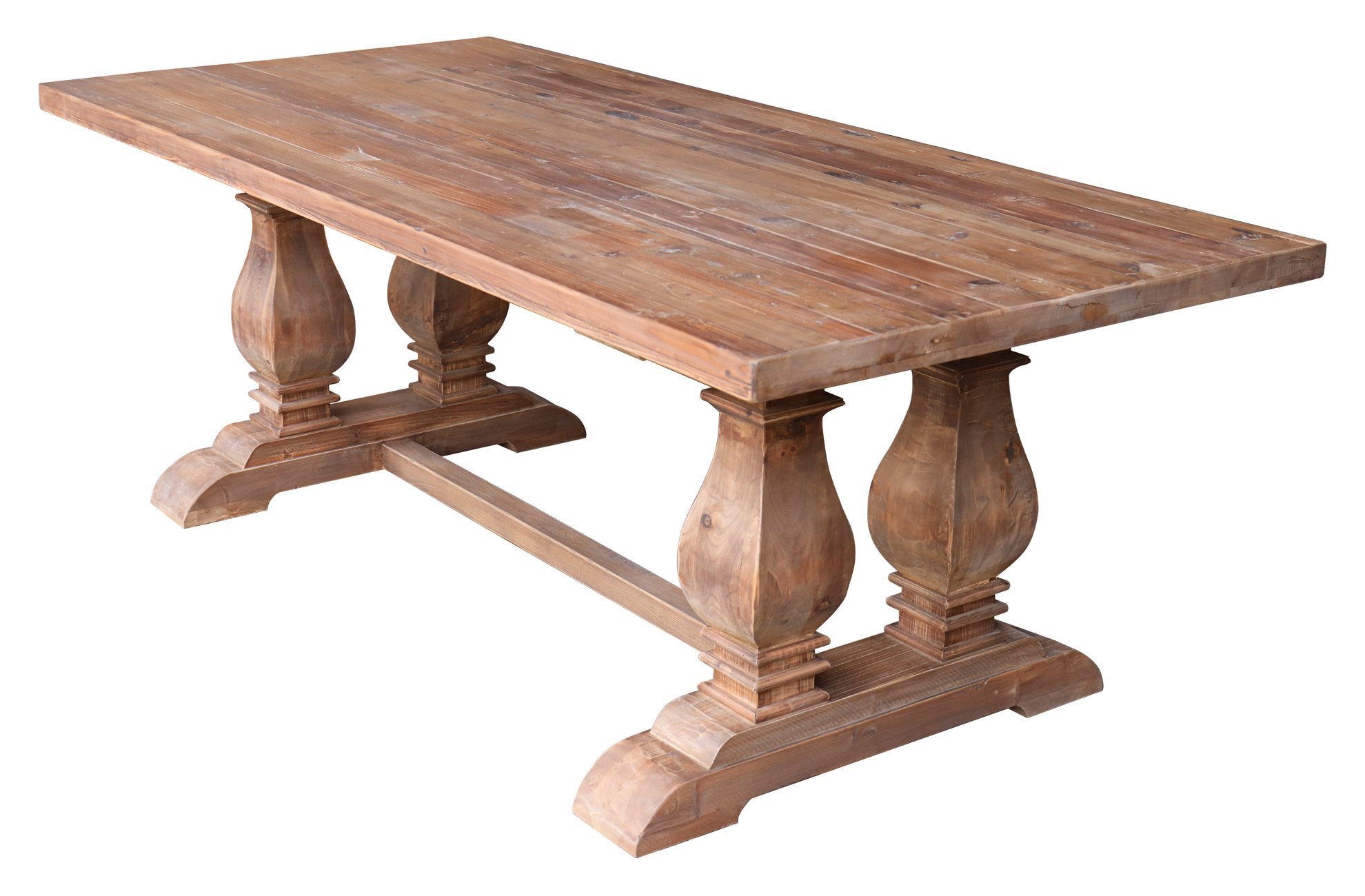 Houston Reclaimed 2.2m Dining Table Aldiss of Norfolk