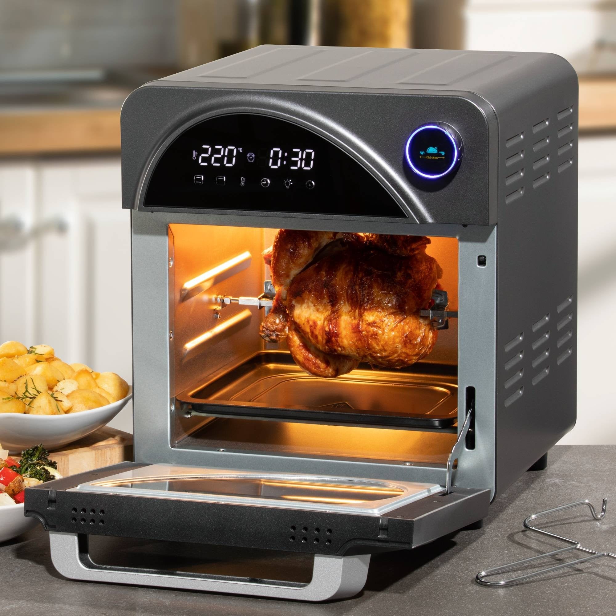 Daewoo 6in1 Digital Air Fryer and Rotisserie Oven Aldiss
