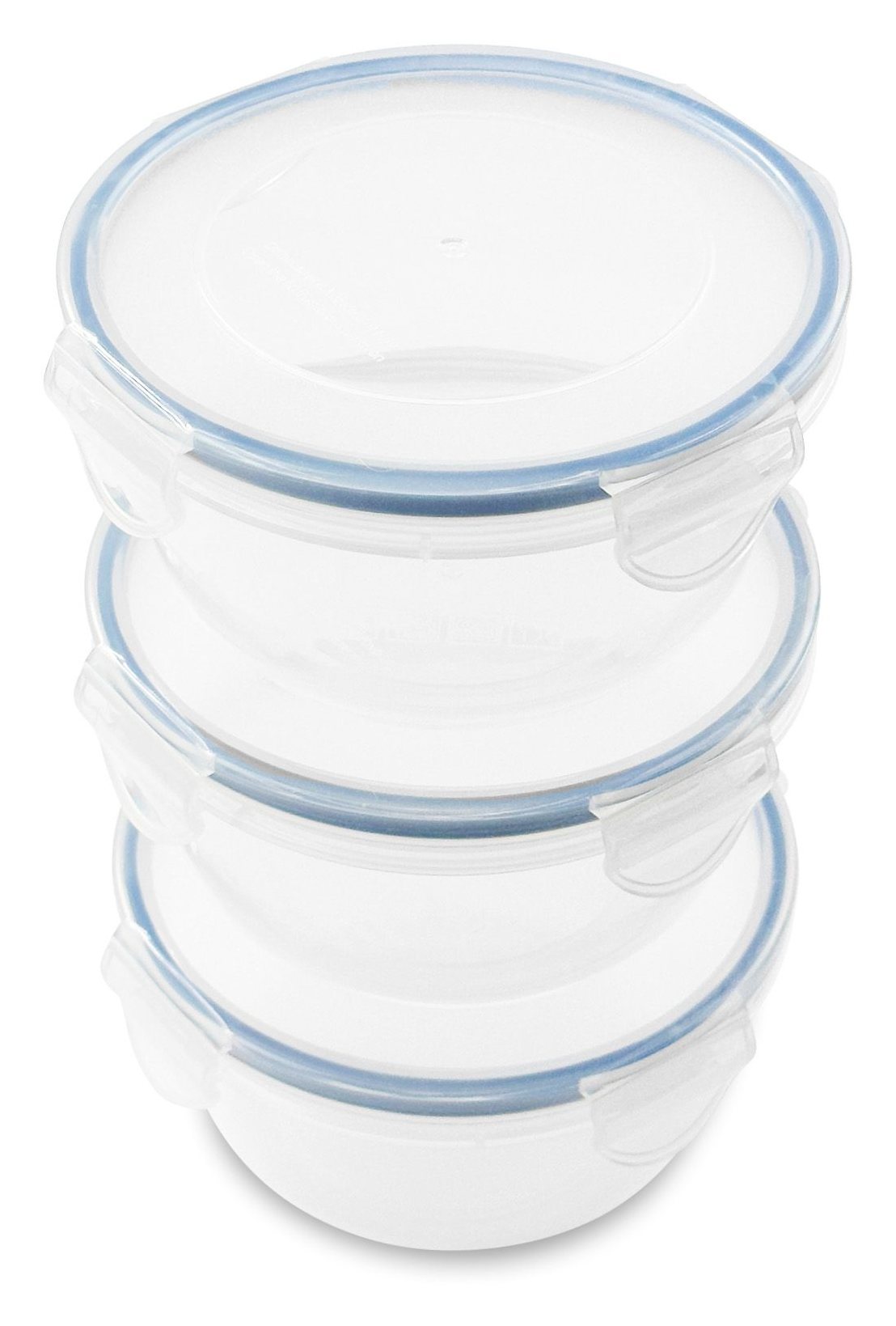 Addis | Clip Tight 700ml Round 3 Pack Container Set | Aldiss