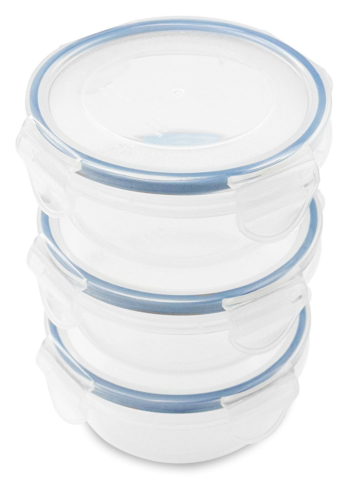 Addis | Clip Tight 300ml Round 3 Pack Container Set | Aldiss