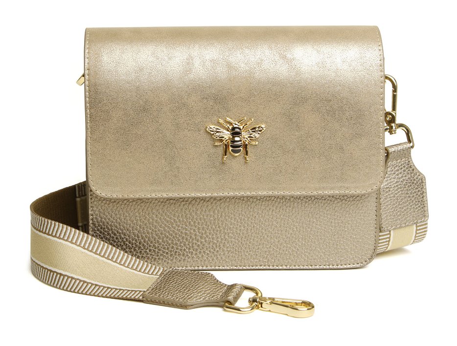 Alice Wheeler Highbury CrossBody Bag Bronze | Aldiss