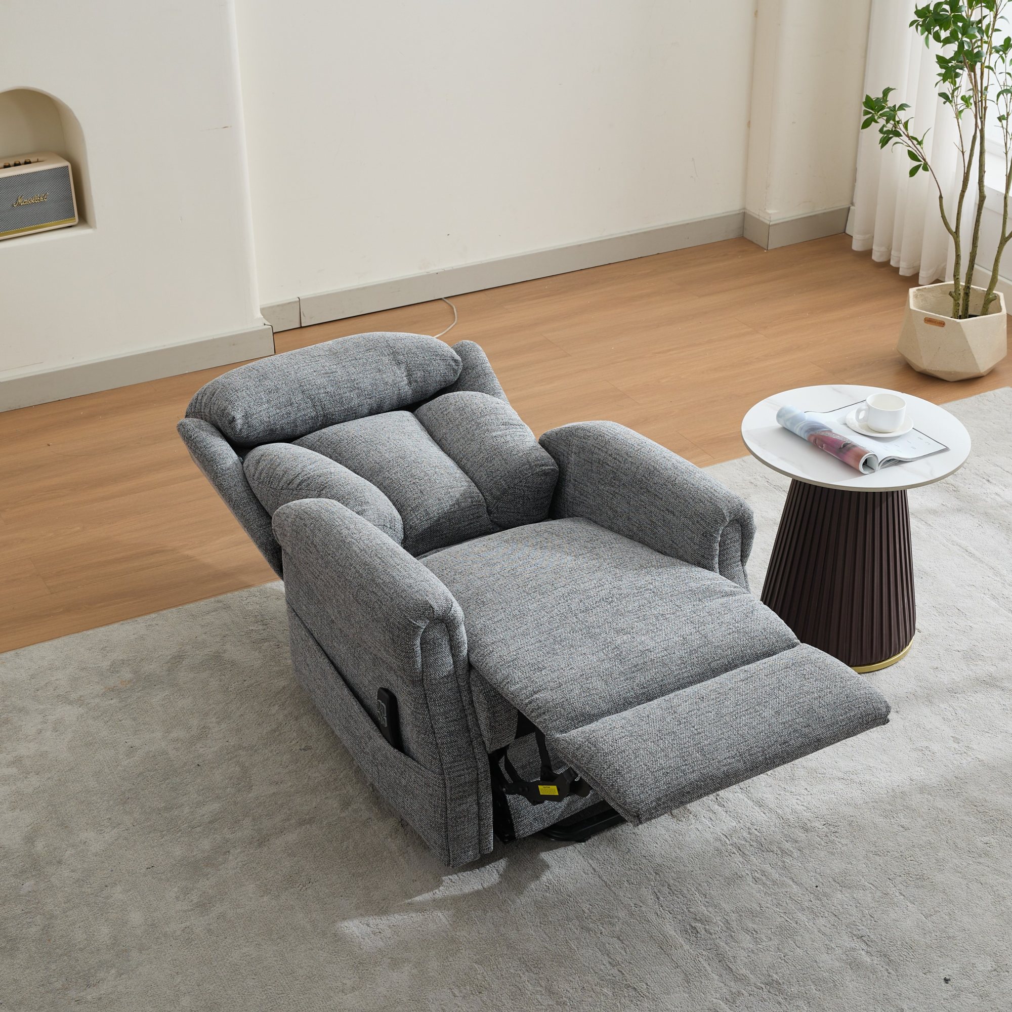 Georgia Dual Motor Lift & Rise Chair in Grey | Aldiss