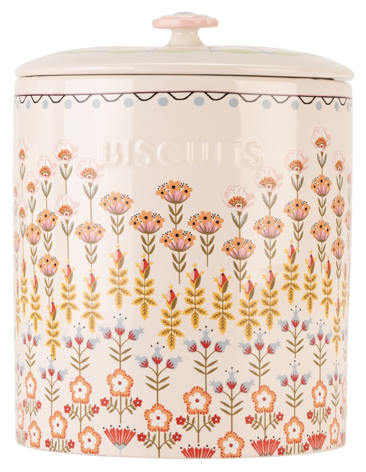 Cath Kidston Painted Table Biscuit Jar Aldiss of Norfolk