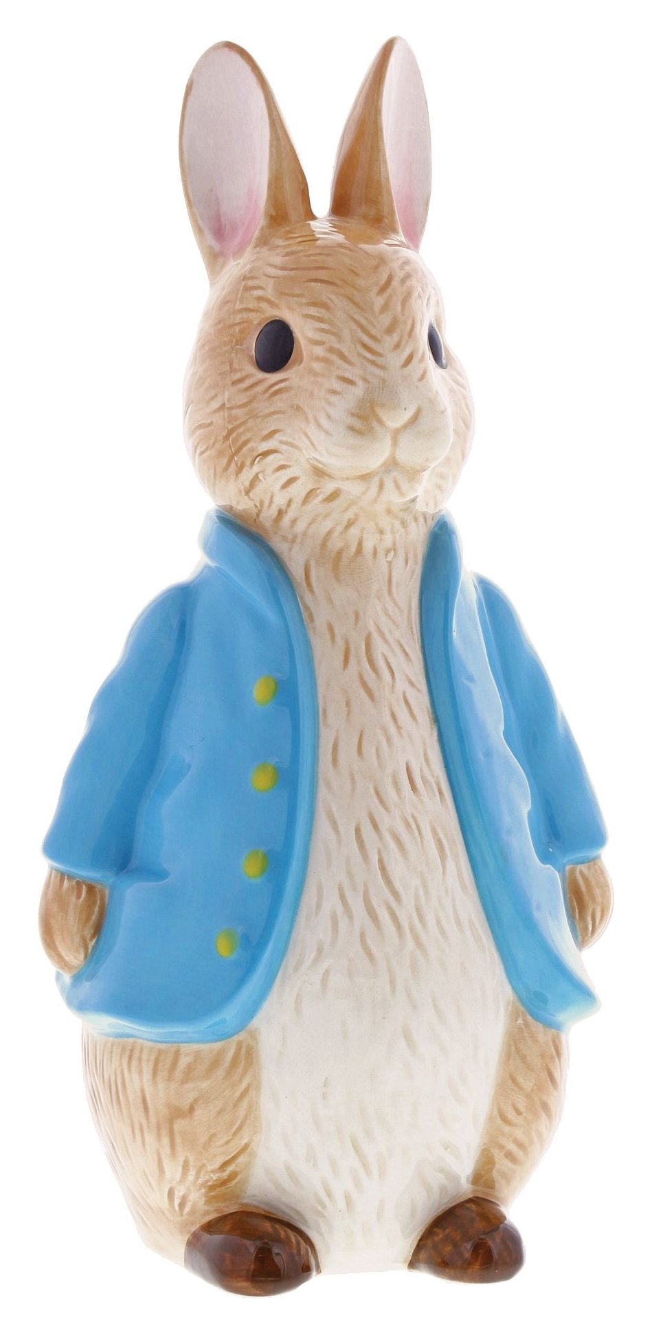 Salvadanaio Beatrix Potter Flopsy In Ceramica – Regalo Per Battesimo, Collezionisti, Peter Rabbit
