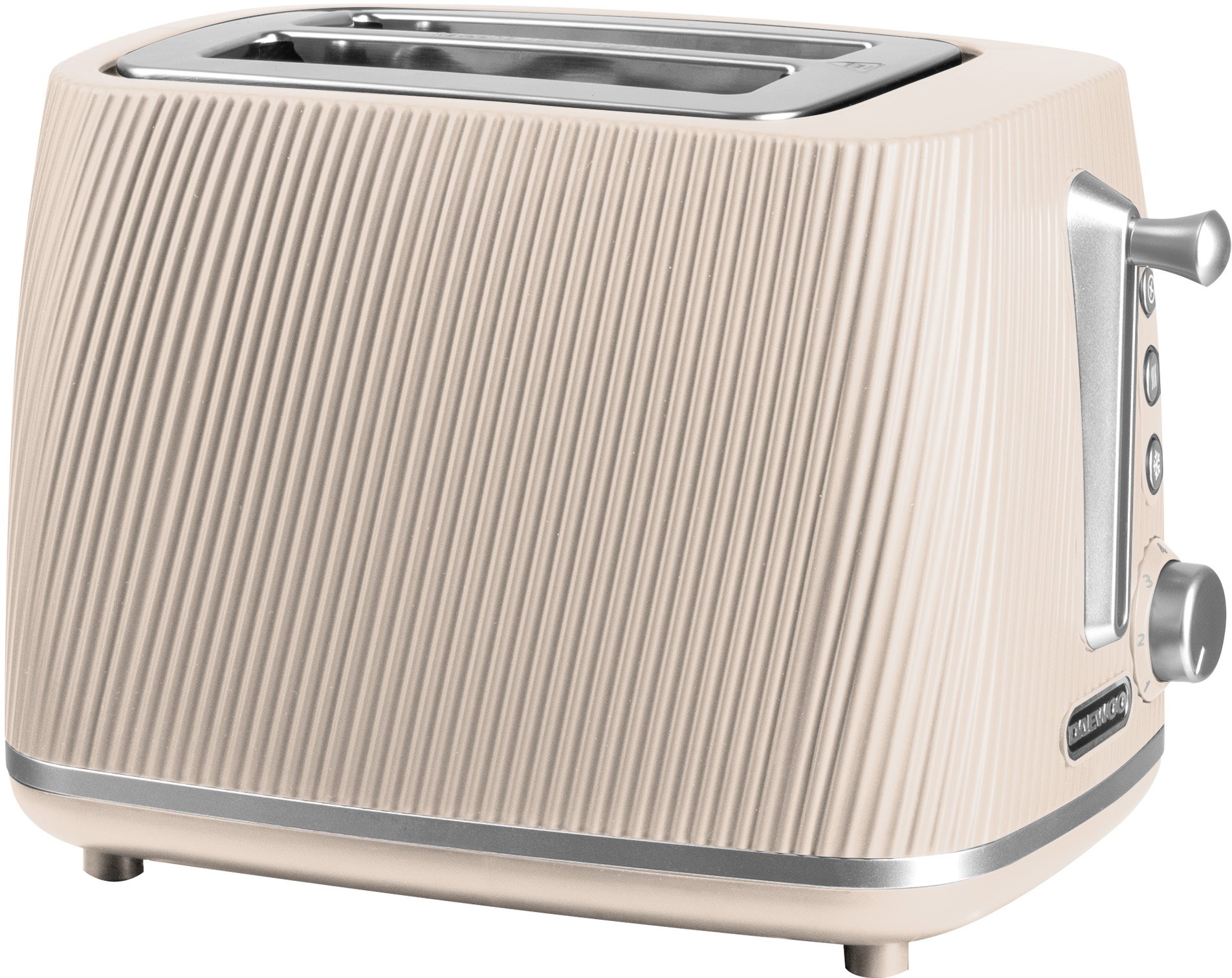 Daewoo Cascade 2 Slice Toaster Taupe | Aldiss of Norfolk
