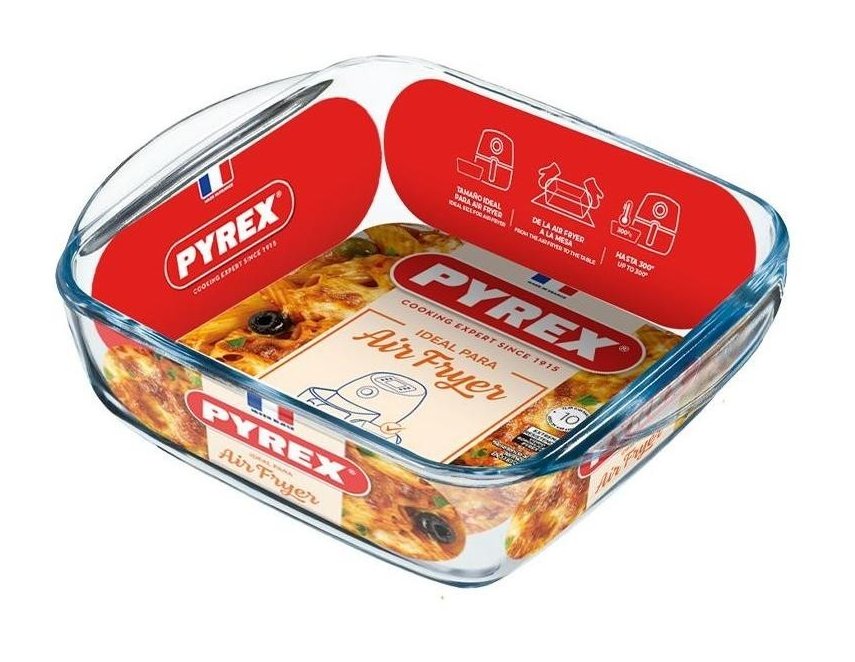 Pyrex Tan Square Pyrex Square Dish | Aldiss of Norfolk