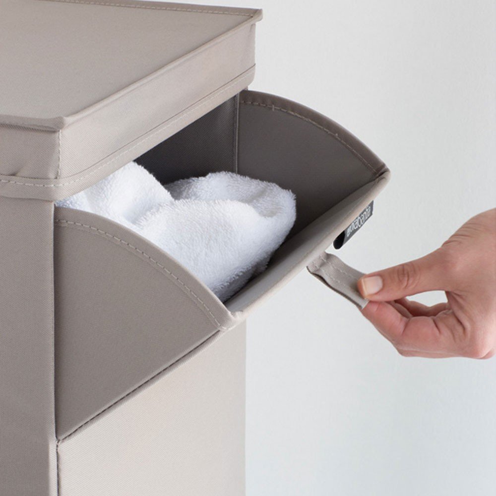 Brabantia Grey 35L Stackable Laundry Box Aldiss