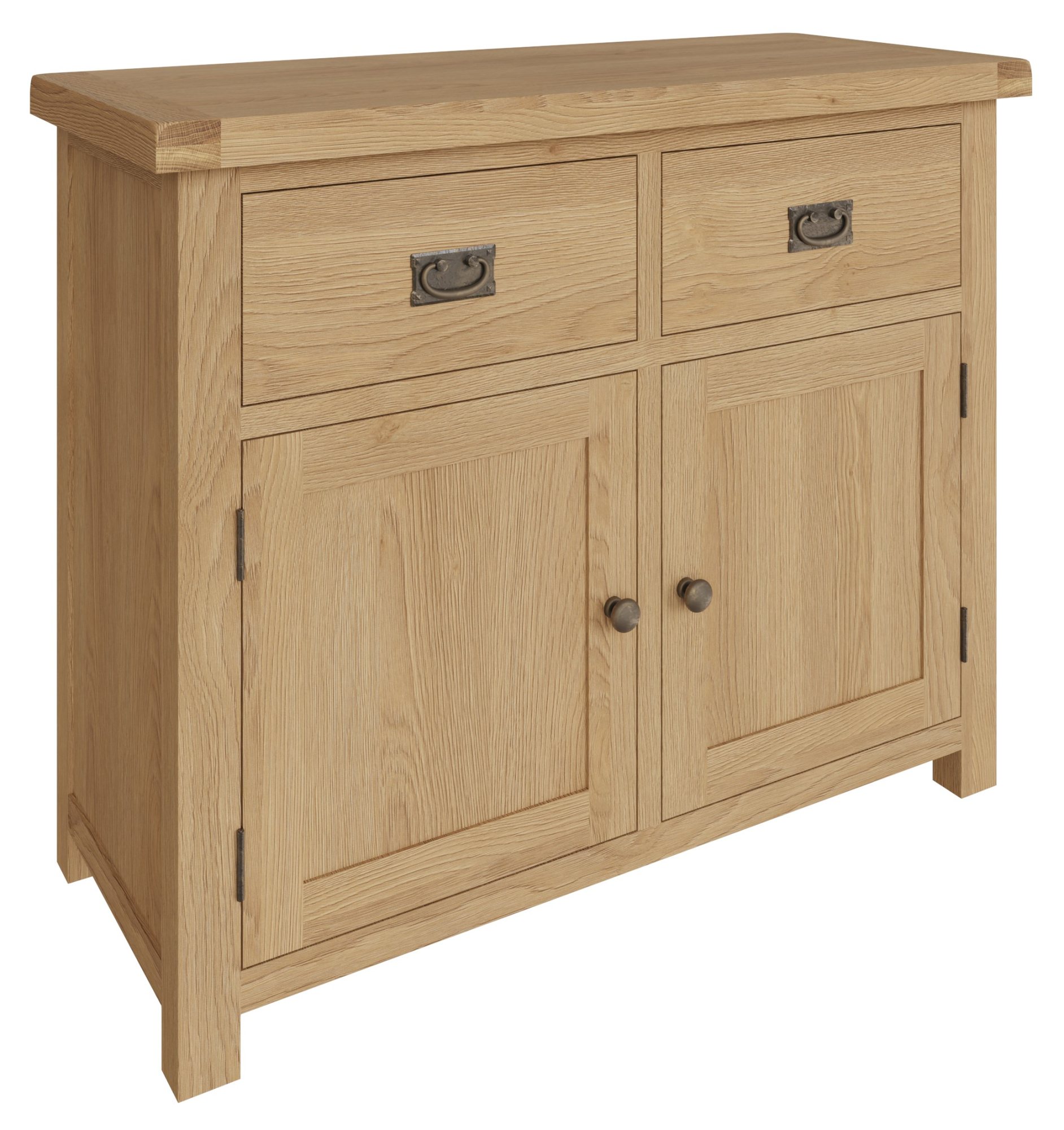 Norfolk Oak 2 Door Sideboard Aldiss Oak Furniture