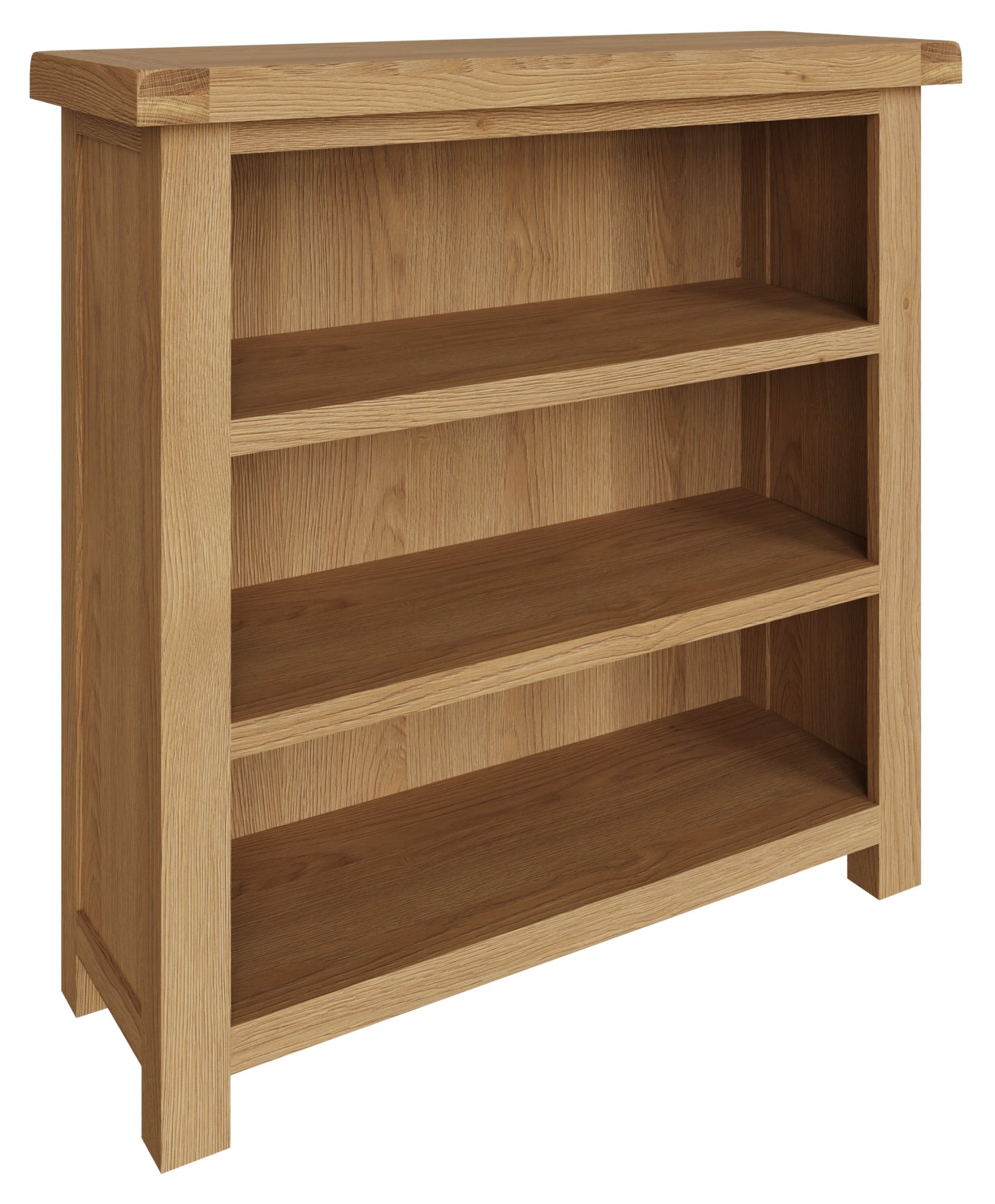 Norfolk Oak Small Bookcase Aldiss Oak Furniture