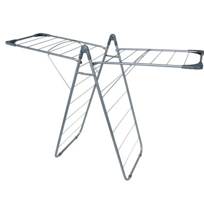 Addis 10m X Wing Clothes Airer Graphite/Met
