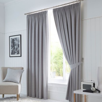 Fusion Dijon Silver Blackout Curtains Fusion Dijon Silver Blackout Curtains