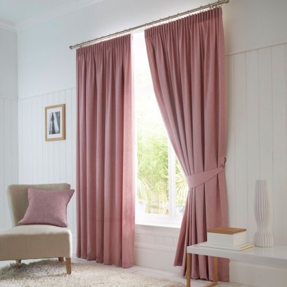 Fusion Dijon Blush Blackout Curtains