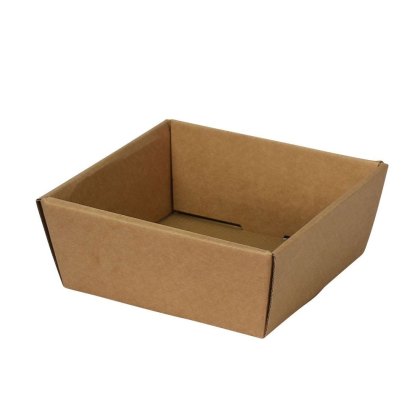 Natural Square Hamper Tray