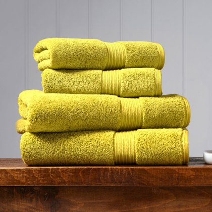 Christy  Supreme Chartreuse Towels