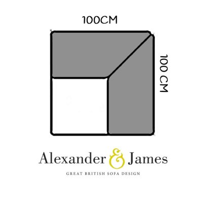 Alexander and James Baileys Modular Corner Unit (No Arms)