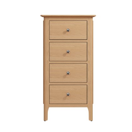 Coastal 4 Drawer Narrow Chest