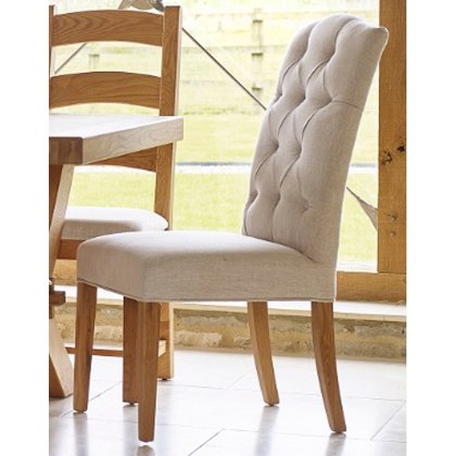 Fairford Chelsea Arch Top Button Back Chair