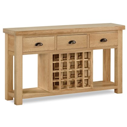 Fairford Large Console with Wine Rack