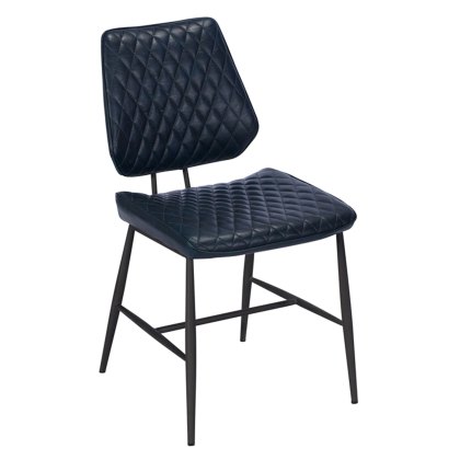 Delta Dining Chair in Dark Blue