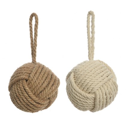 Small Cotton Knot with Hanger Assorted