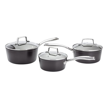 Stellar 3 Piece Rocktanium Saucepan Set