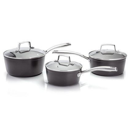 Stellar 3 Piece Rocktanium Saucepan Set