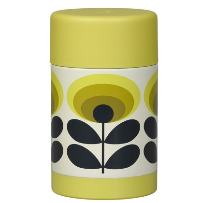 Orla Kiely Food Flask 70's Oval Yellow