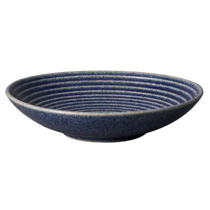 Denby Studio Blue Cobalt Medium Ridged Bowl