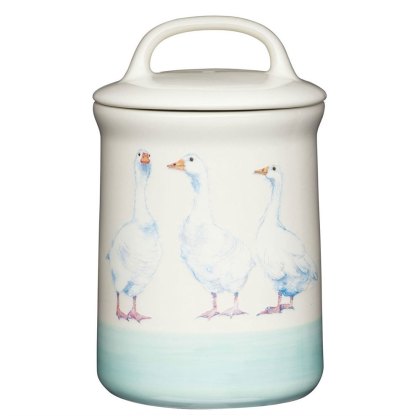 Apple Farm Geese Sugar Jar