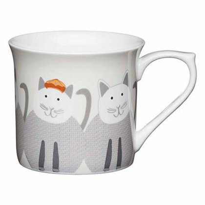 Kitchencraft Cats Fluted Mug