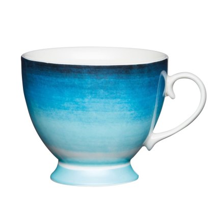 Kitchencraft Ombre Stripe Footed Mug