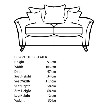 Parker Knoll Devonshire Large 2 Seater Sofa