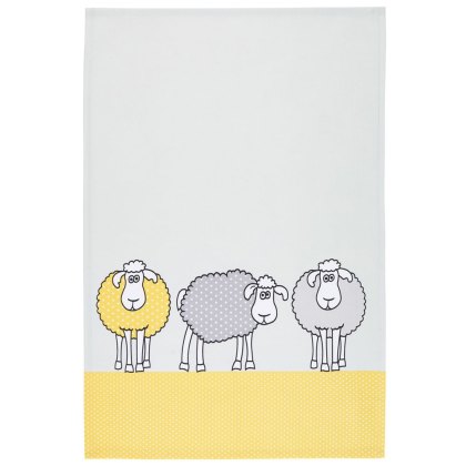 KitchenCraft Sheep Tea Towels Pack of 2