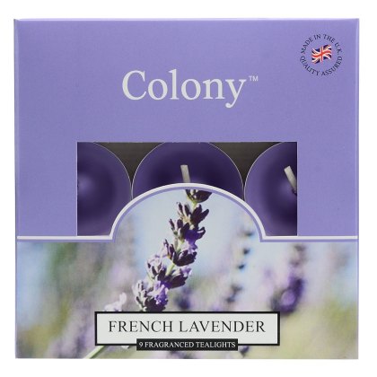 Colony French Lavender Box of 9 Tealights