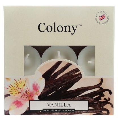 Colony Vanilla Box of 9 Tealights
