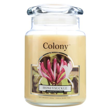 Colony Honeysuckle Large Candle Jar
