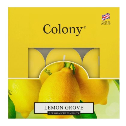 Colony Lemon Grove Box of 9 Tealights