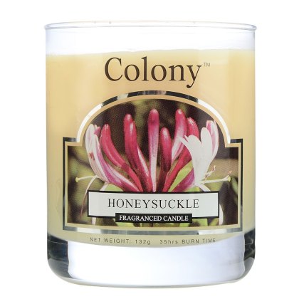 Colony Honeysuckle Small Glass Candle