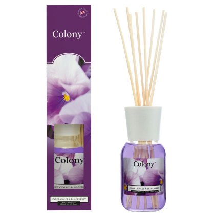 Colony Sweet Violet & Blackberry 120ml Reed Diffuser
