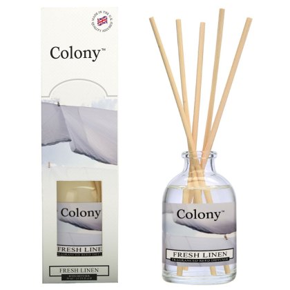 Colony Fresh Linen 50ml Reed Diffuser