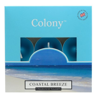 Colony Coastal Breeze Box of 9 Tealights