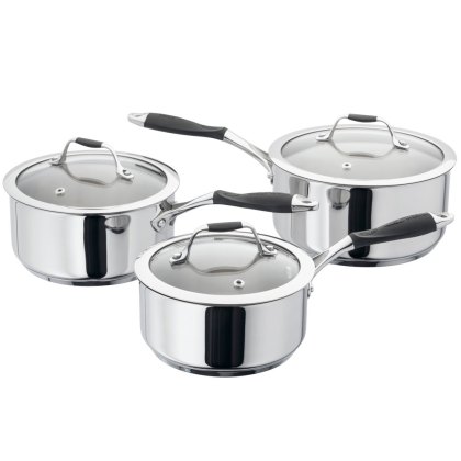 Stellar James Martin 3 Piece Saucepan Set