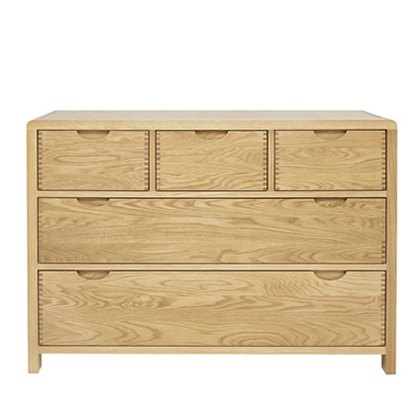 Ercol Bosco 5 Drawer Low Wide Chest Ercol Bosco 5 Drawer Low Wide Chest