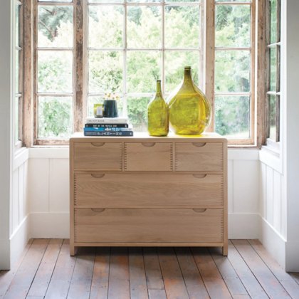 Ercol Bosco 5 Drawer Wide Chest