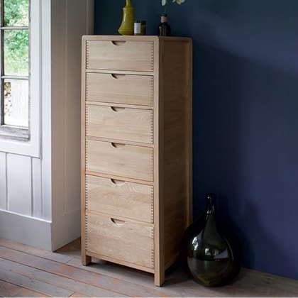 Ercol Bosco 6 Drawer Tall boy