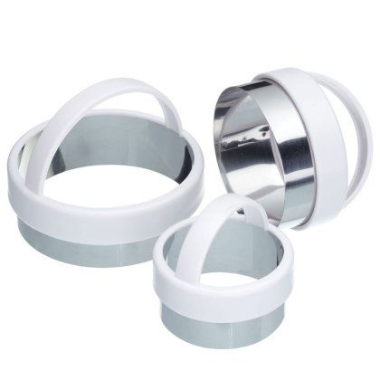 Kitchencraft Set of 3 Plain Pastry Cutters