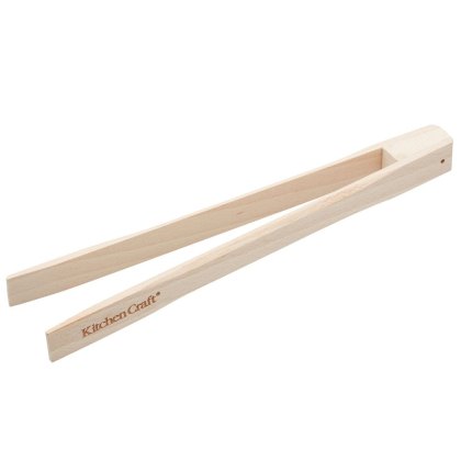 Kitchencraft Beechwood Toast Tongs Kitchencraft Beechwood Toast Tongs