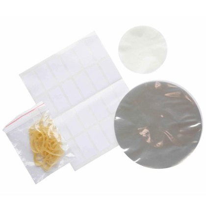 Kitchencraft 'Home Made' 2lb Jam Jar Cover Kit Kitchencraft 'Home Made' 2lb Jam Jar Cover Kit