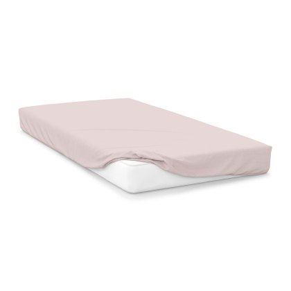 Belledorm Powder Pink 200 Thread Count Egyptian Cotton Plain Dyed Sheet